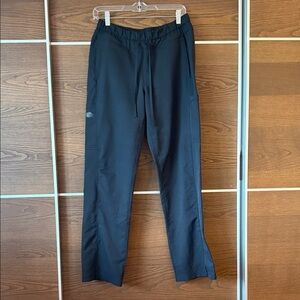 Dickies Black Straight-Leg Women's Pants with Elastic Waist